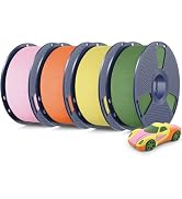 SUNLU High Speed PLA Classic 3D Filament 1.75mm,600mm/s High Toughness PLA Filament,Matte Texture...