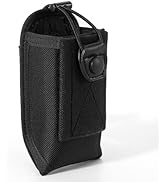 TACNEX Universal Radio Holster Tactical Radio Holder Elastic Walkie Talkies Pouch Two Ways Radio ...