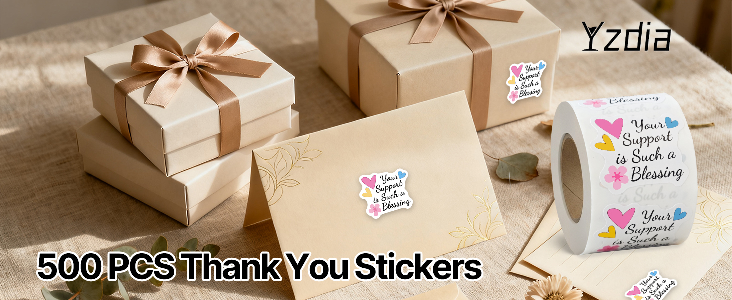 Thank You Stickers for Small Shop