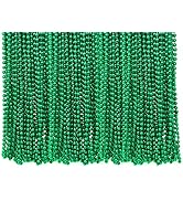 4E's Novelty St Patricks Day Beads Necklace Bulk (72 Pack) Green Beads - St. Patrick's Day Gifts ...