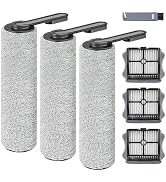 Roller Brush and Filters Replacement Compatible with Tineco Floor ONE S5/Floor One S5 Pro Cordles...