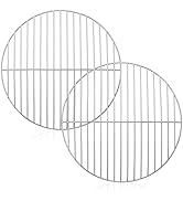 HaSteeL Replacement Cooking Grate for Small 13.7 Inch Charcoal Grill, Round Chromed Iron Steel Gr...