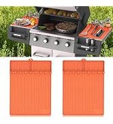 Silicone Griddle Tools Mat for Blackstone- Large Silicone Spatula Mat with Drip Pad - Griddle Mat...