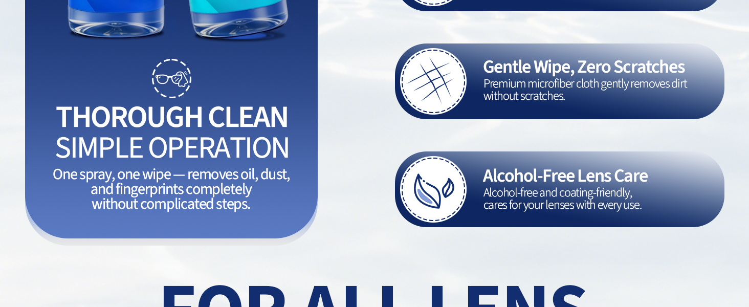 lens clean spray
