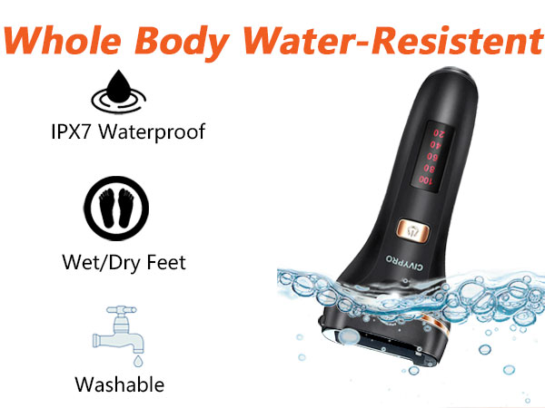 waterproof foot scrubber