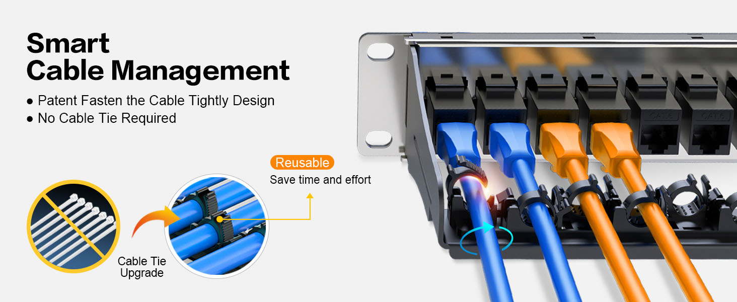 12port keystone patch panel cat6