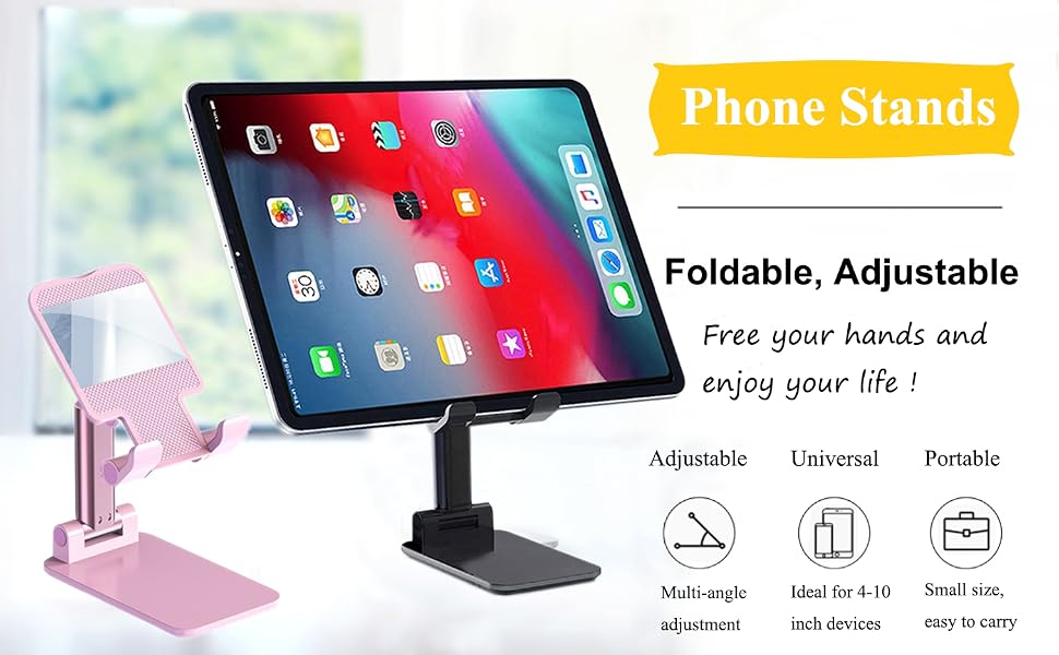Phone stand pink black