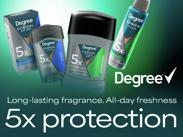 Spray, Stick, Soft Solid clinical antiperspirant deodorant
