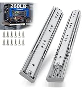VITERLYNX 260Lbs Soft CloseHeavy Duty Drawer Slides 1 Pair 10 14 16 18 20 22 24 32 Inch Full Exte...