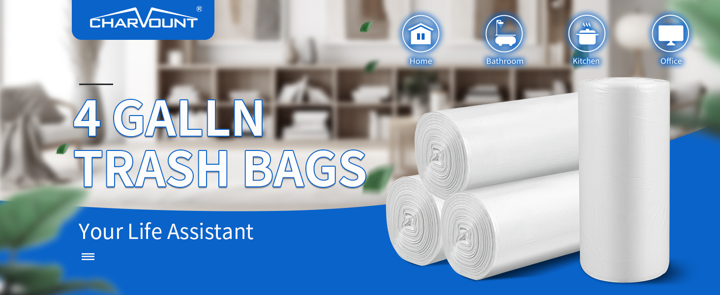 4 gallon trash bag