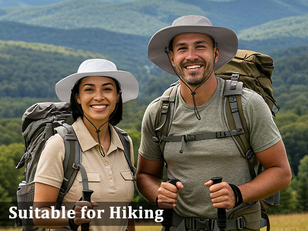 UV Protection Bucket Hat for women and men hiking, walking, camping