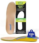 3D Carved Orthopedic Insoles for Men - Plantar Fasciitis Relief, All Day Support for Work Boots &...