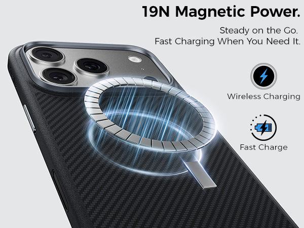 18 Pro max Phone Case compatible with magsafe accessories
