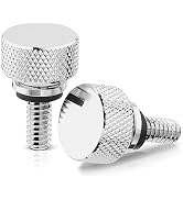 Amazicha 2 PCS Stainless Steel Fender Seat Bolt Screw Chrome 1/4"-20 Thread Compatible for Harley...
