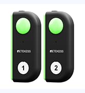 Retekess TM103 Wireless Buzzer Button,Classroom Buzzers(2 Response Buttons) | for Family,Classroo...