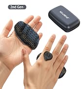 NiuMid 2nd Gen Enlarged Anti-Slip Workout Grips - Ergonomic Silicone Hand Protector Gloves for We...