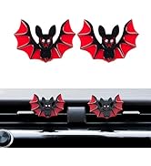 Rislobx Cute Bat Air Freshener Vent Clip, 2PCS Car Vent Clips Decor, Air Diffuser Clips, Bat Car ...