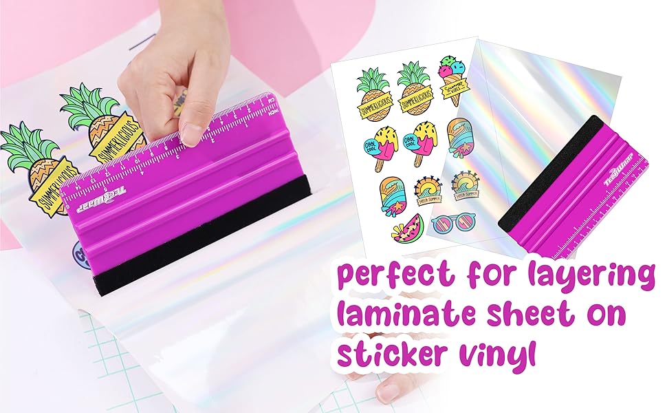 Squeegee Tool for Vinyl Decals, Inkjet Vinyl Sticker Paper