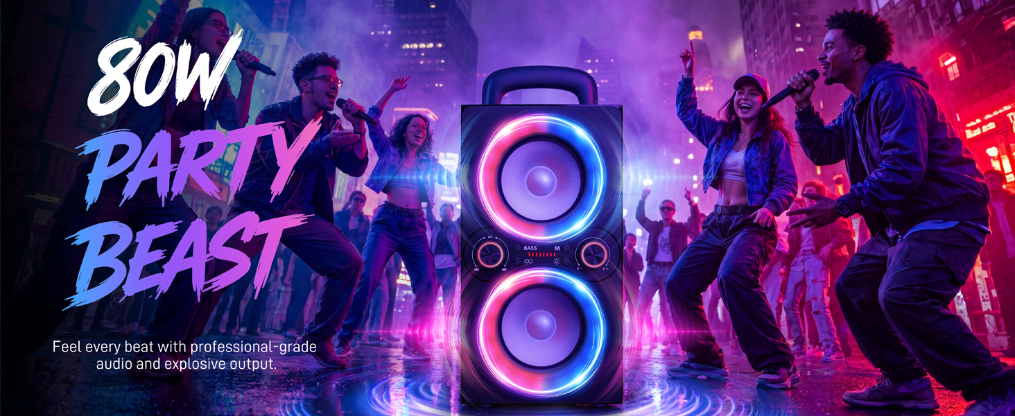 80w bluetooth speaker,big speaker,outdoor bluetooth speaker, big speaker for party