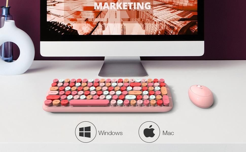 MOFII Wireless Keyboard and Mouse Combo