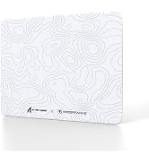 Attack Shark CM05SE Glass Gaming Mousepad,Nano-Micro-Etched Texture,Smooth Glass Surface,High Acc...