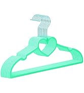 JIUXCF Kids Hangers (12.8” - 50 Pack), Non Slip Velvet Small Hangers, Ultra Slim Space Saving Min...