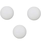 BWESOO 3Pcs White Table Tennis Sports Balls Ping Pong Ball Club Match Balls High Elasticity Table...