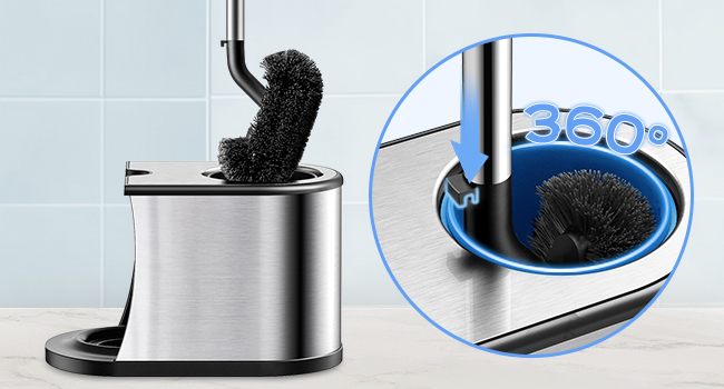 toilet brush and plunger set