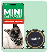 Tracki Cat GPS Tracker – Real-Time Cat Tracker & GPS Tracker for Cats – Smart Alerts, Geo-Fence, ...
