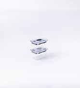 Prepara LatchLok Click 0.9 Cup Tritan Food Storage Containers, Set of 2 - Storm