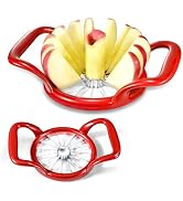 LIIGEMI 5.5 Inch Extra Large Apple Slicer,16-Slice Thin Apple Slicer and Corer,Cutter, Divider, W...