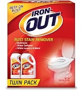 Iron OUT Rust Stain Remover Powder, Remove Rust Stains in Bathrooms, Kitchens