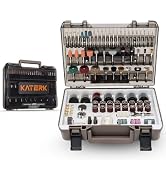 Katerk 420PCS Rotary Tool Accessories Kit Universal Drill Bit Tool Set Fits Dremel Rotary Tool 1/...