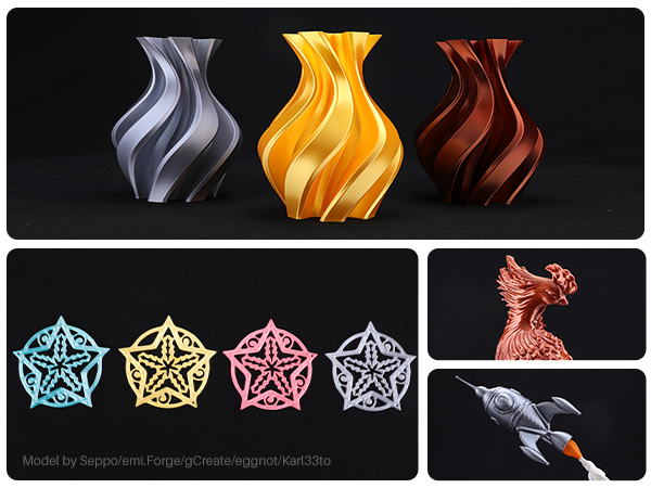 unique shiny colours provides a luxurious and eye-catching look to your creations