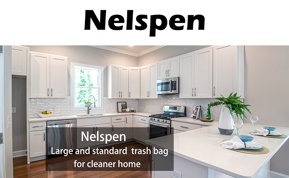 Nelspen Trash Bag Dispenser Roll Holder Wall Mount