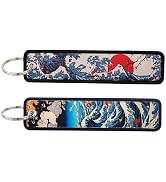beemorita 2 Pack Motorcycle Keychain for Motorcycles, Scooters, Cars, Bike, Backpack Motorcycle K...
