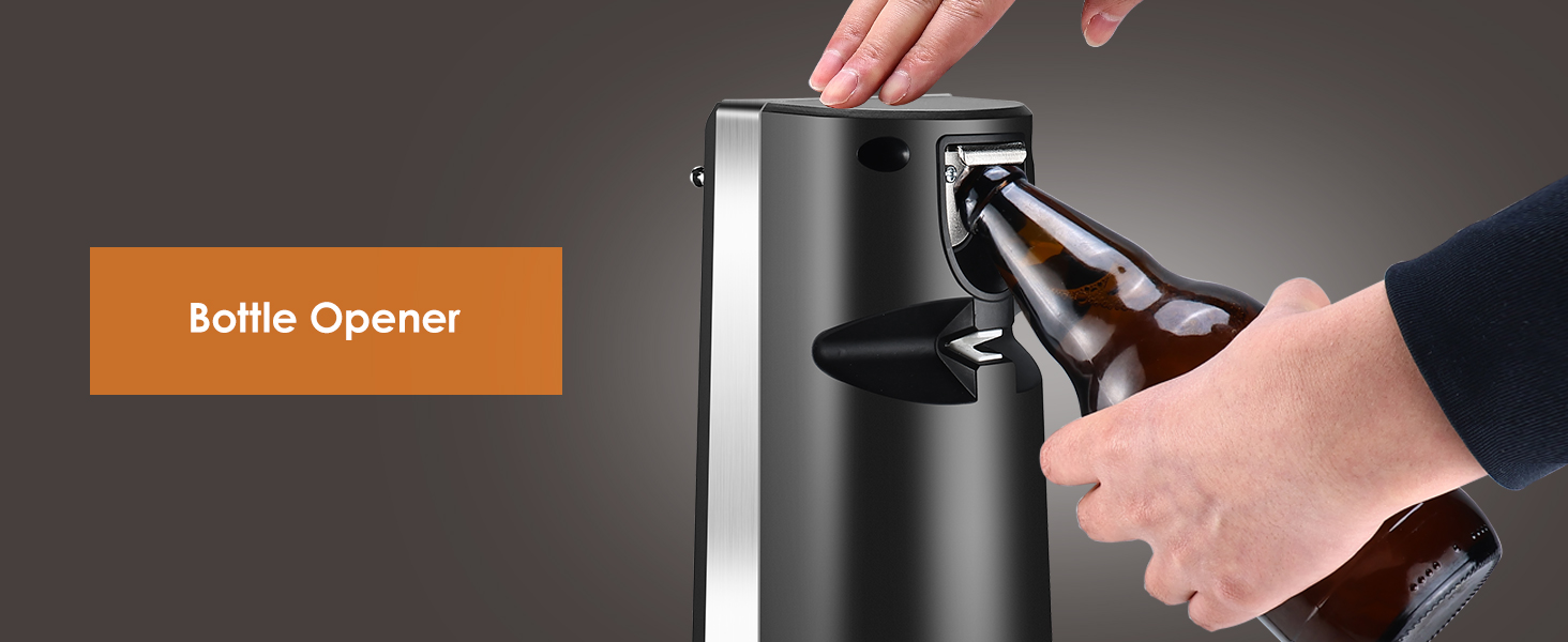 NK-0709 Bottle Opener Included: Convenient 3-in-1 design that includes a built-in bottle opener.