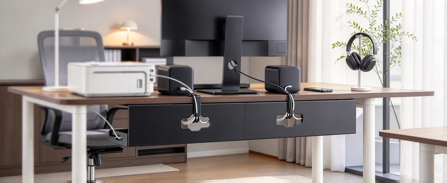 cable management under desk