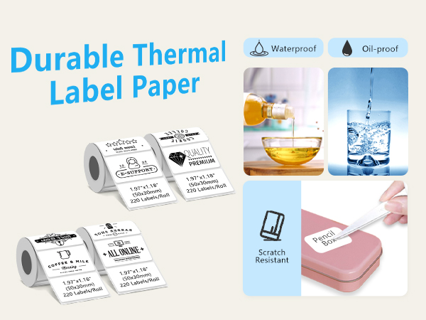 M110 Thermal Labels 4 Rolls