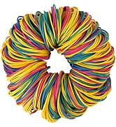 AIWOQI Rubber Bands Size #16 multicolour Elastic Rubber Band small 600 Pcs size16 rubber bands of...