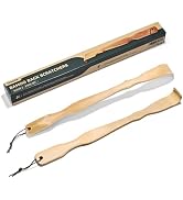 Omszte 2 Pack Bamboo Back Scratcher,100% Natural Bamboo Back Scratchers for Itching Relief,Strong...