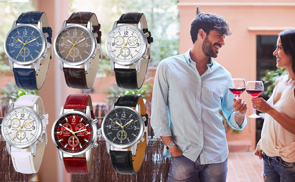 men's watch set as easter basket stuffers gift for husband dad