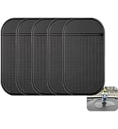 Car Dashboard Anti-Slip Mat, 5-Pack Non Slide Pad for Car Sticky Extra-Thick Dash Pad for Radar D...