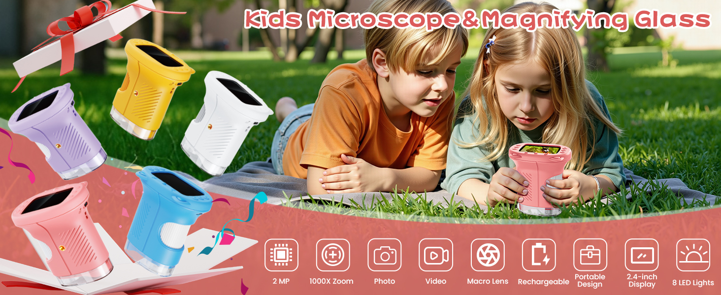 kids Microscope&Magnifying Glass