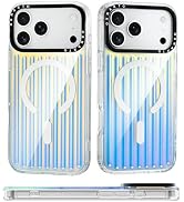 ORNARTO for iPhone 17 Pro Case 6.3“ | Built-in Gradient Electroplated Stripes (Smooth Back) | Com...
