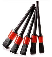 Coltree Car Detailing Brush Set, Scratch-Free Soft Bristle Brushes for Interior and Exterior Clea...