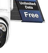 4G Cellular Security Camera Wireless Outdoor with 360 Day Free Data