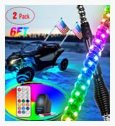 Nilight led whip light, led rock lights, antenna whips
