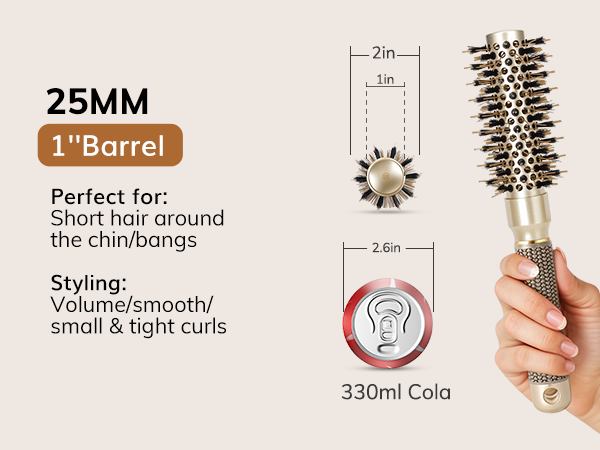 round brush for blow out