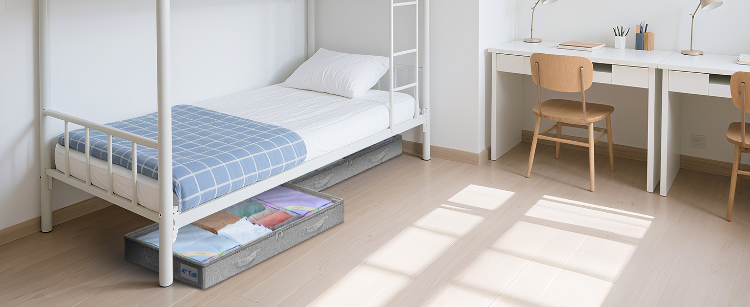 Under dorm bed